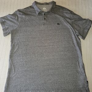 Quiksilver Men's Charcoal Polo Shirt 2xl